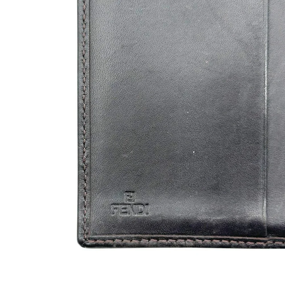 Fendi Brown Zucchino Monogram Tri-Fold Wallet - Picture 8 of 8
